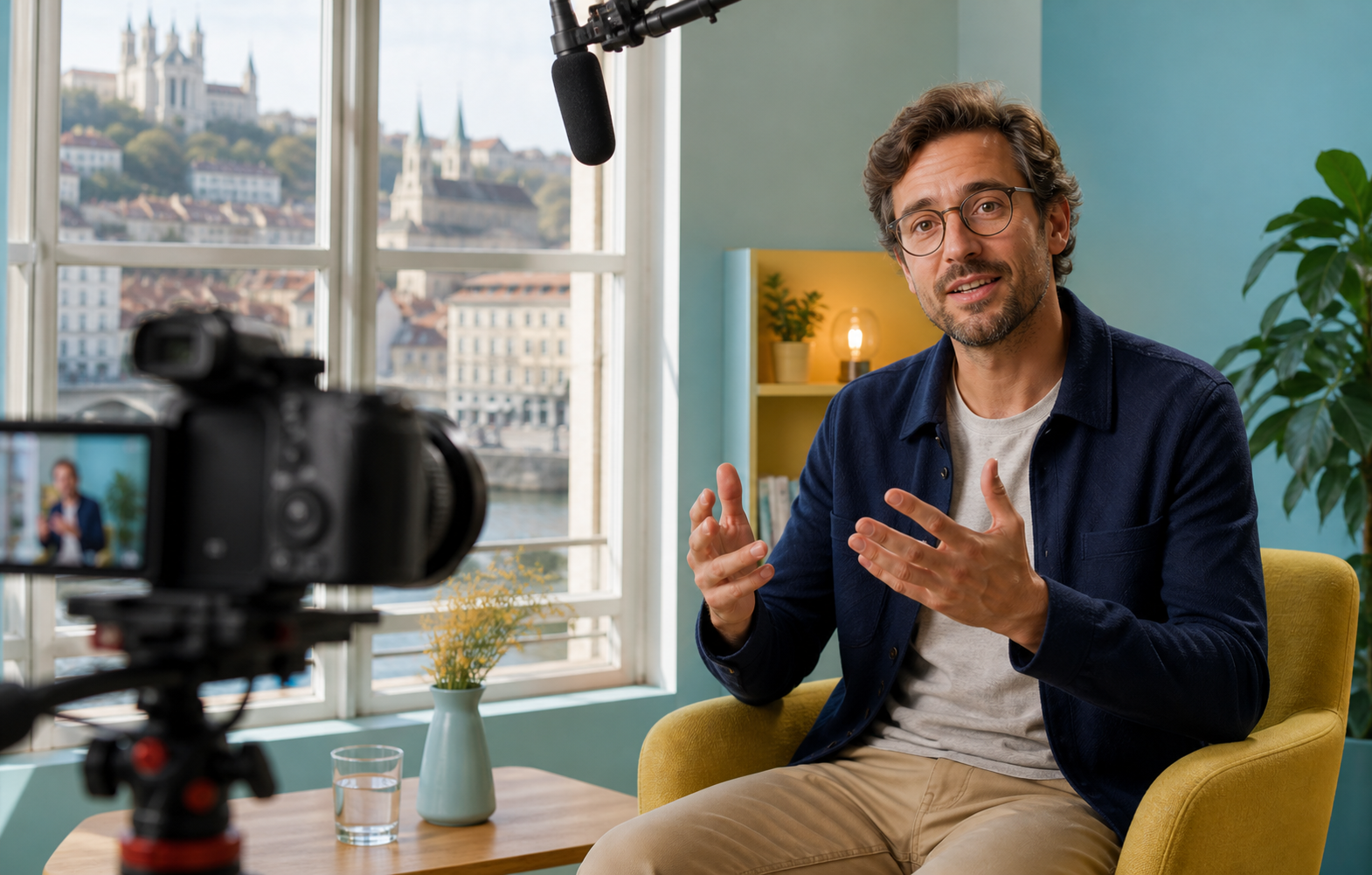 Expert interviewé pour un film explicatif à Lyon